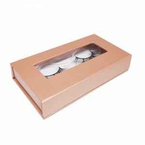 private label eyelashes box-Rose gold 2