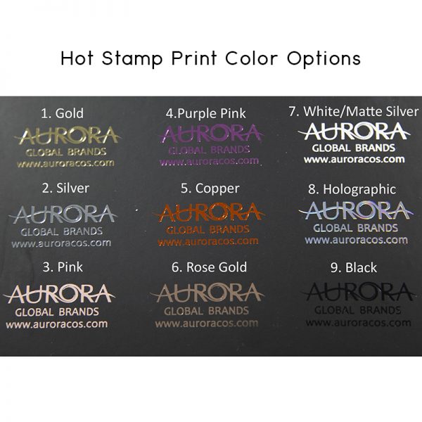 Hot stamp print color option